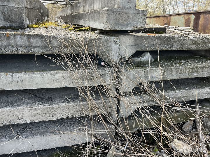 Продам плиты жби бу 1.5м 6м