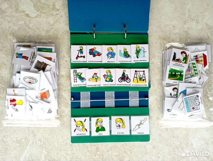 Папка и карточки Пекс