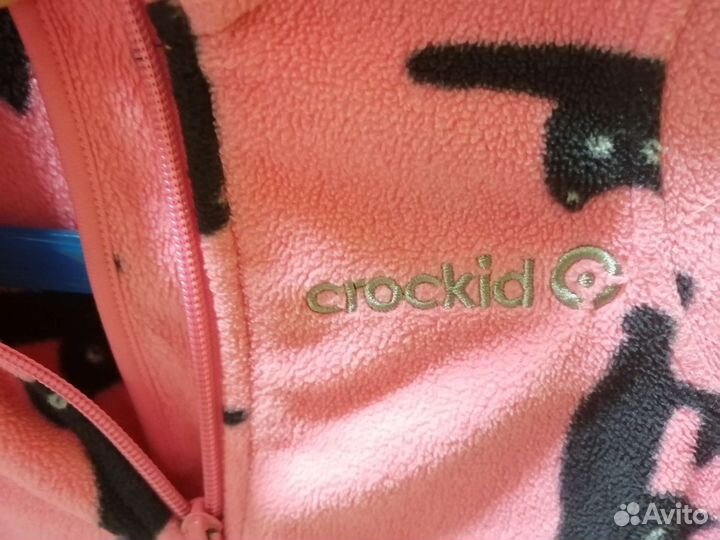 Флисовая кофта Crockid для девочки рост 86