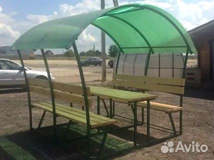 Беседка из поликарбоната