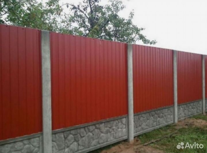 Профнастил зелёный