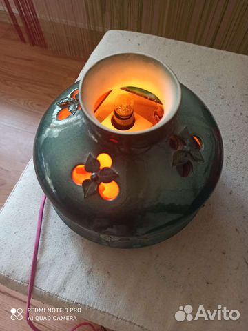 Светильник ламповый керамический СССР б/у