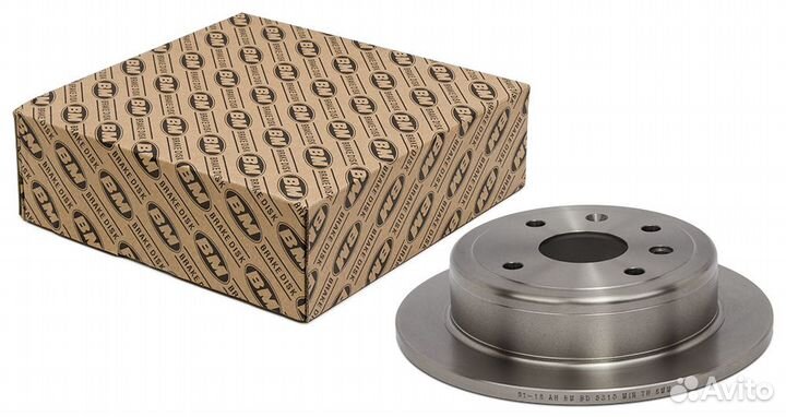 Диск тормозной задний (1шт.) lacetti, nubira, lano