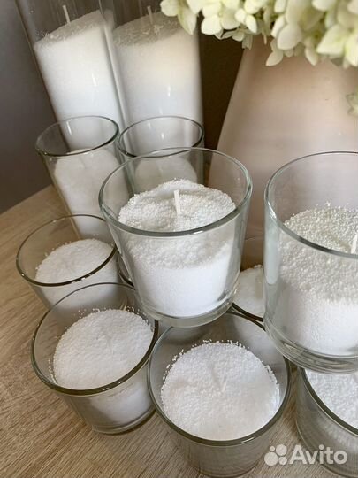 Насыпные свечи / Декор свадебный/ декор на свадьбу