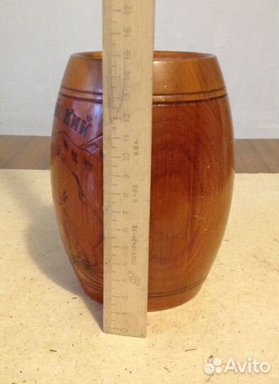 Бочонок деревянный с крышкой