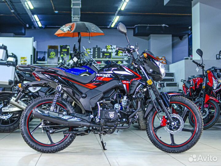 Мопед rockot alpha city M-12 черный