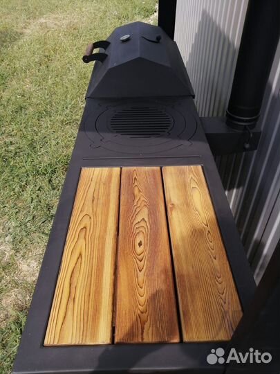 Мангал с крышей