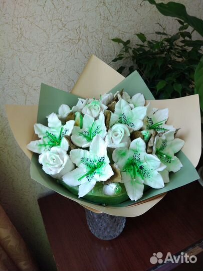 Зефирные букеты на заказ