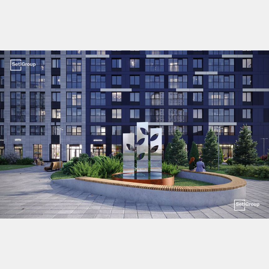 1-к. квартира, 35,7 м², 8/12 эт.