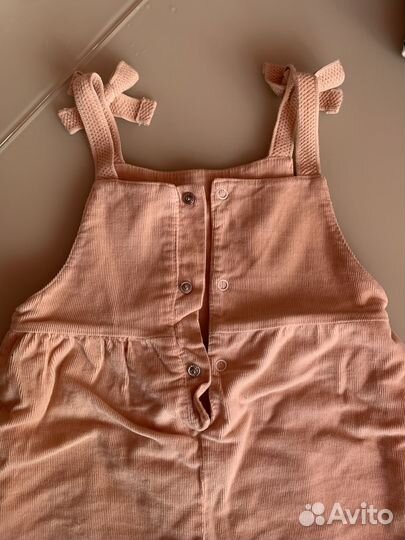 Вельветовый комбинезон 74