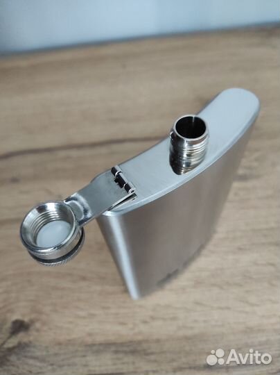 Фляжка сувенирная из нерж. стали с логотипом