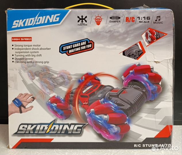 Дрифт машинка перевертыш Skidding Stunt Car