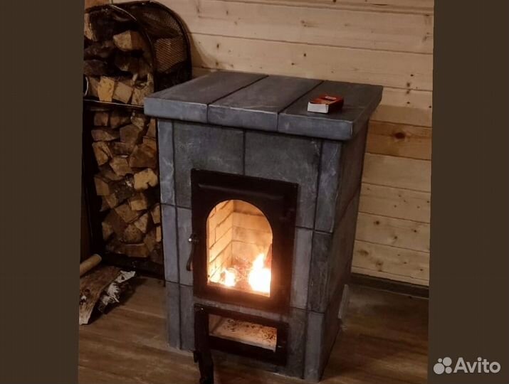 Камин теплонакопительный