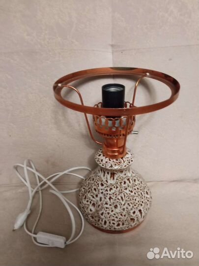 Лампа настольная СССР, ретро светильник