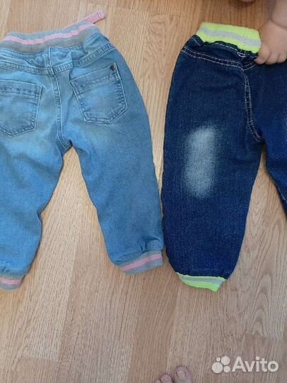 Джинсы для девочки 86