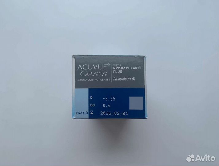 Acuvue Oasys -3.25 линзы 2-х недельные