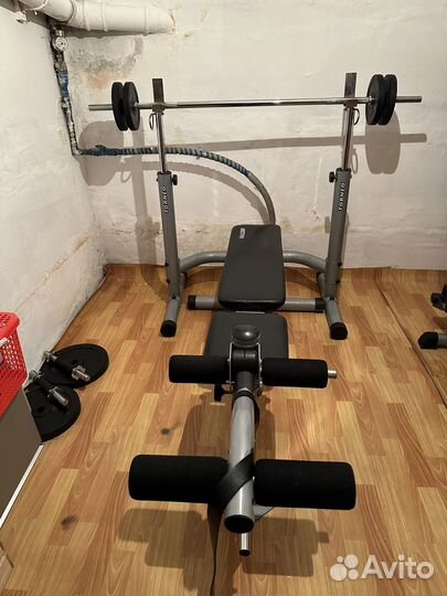 Скамья для жима Torneo + железо 70кг