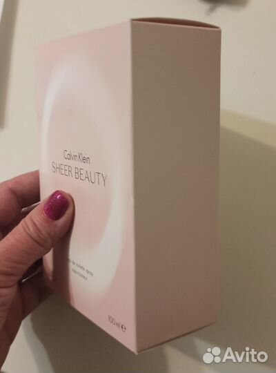 Новая коробка от духов Calvin Klein - Sheer Beeuty