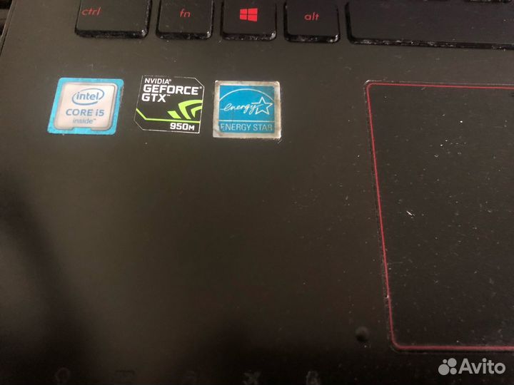 Игровой ноутбук asus gl 552V