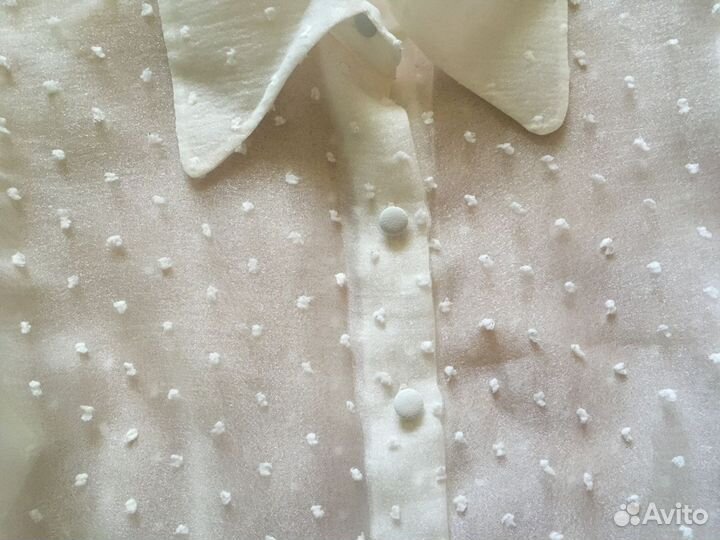 Блузка Zara xs из прозрачной ткани