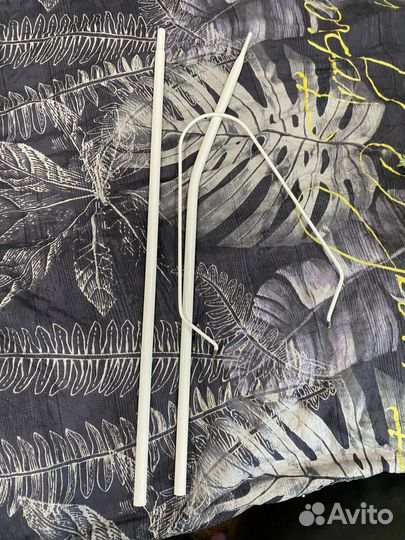 Балдахин на детскую кроватку голубой