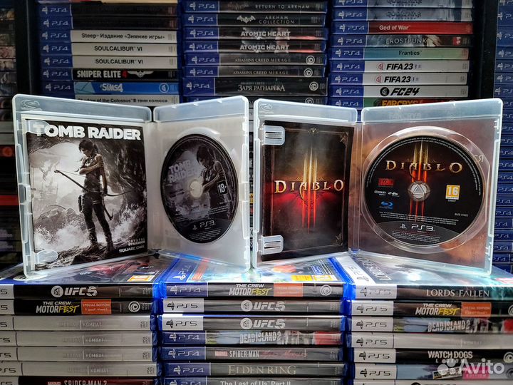 PS3. Diablo III + Tomb Raider. Лот для доставки