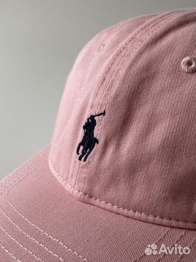 Кепка/Бейсболка Polo Ralph Lauren розовая