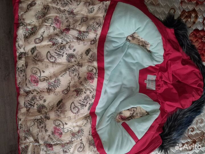 Куртка зимняя на девочку 122 128