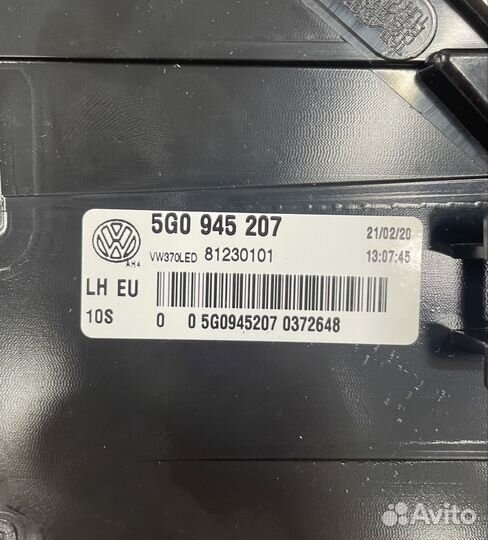 Фонарь задний наружный левый Volkswagen Golf VII