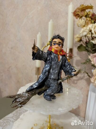 Ватные елочные игрушки Гарри Поттер