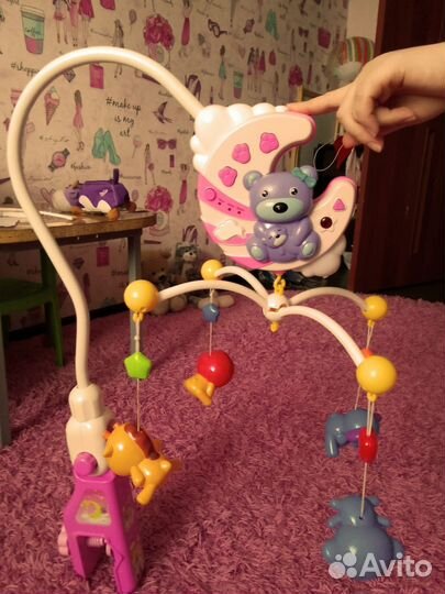 Мобиль на кроватку с подсветкой