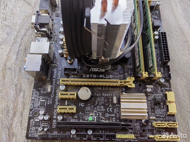 Материнская плата Asus z87m-plus