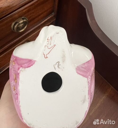 Статуэтка девочка с зайцем Дулево