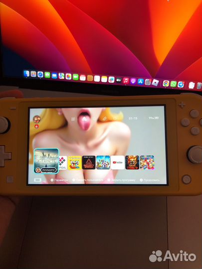 Nintendo switch lite прошитая 160gb