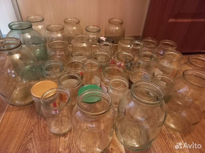 Банки стеклянные оптом 37штук