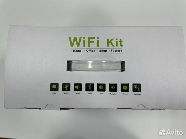 Топ видеонаблюдение 4 камеры ip wi-fi 5мп Комплект