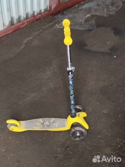 Самокат детский трехколесный бу