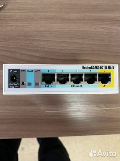 Wi-Fi роутер MikroTik RB951Ui-2HnD