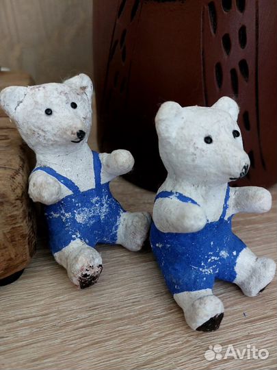 Елочные игрушки мишки СССР