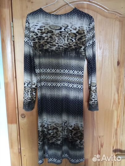 Платье трикотажное длинный рукав 46 размер