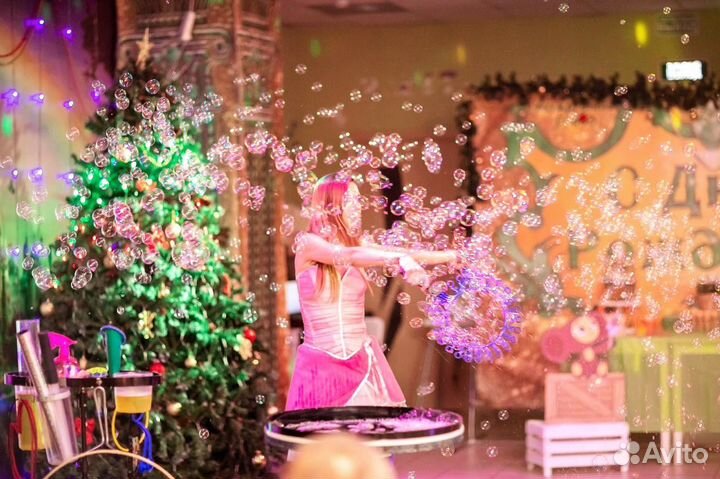 Шоу мыльных пузырей