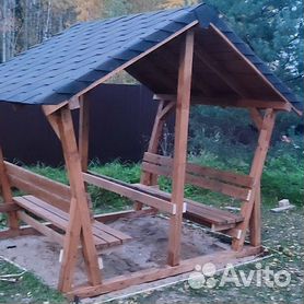 Беседка Пикник без пола 2,5х2,5м под ключ по цене производителя - Оазис Строй