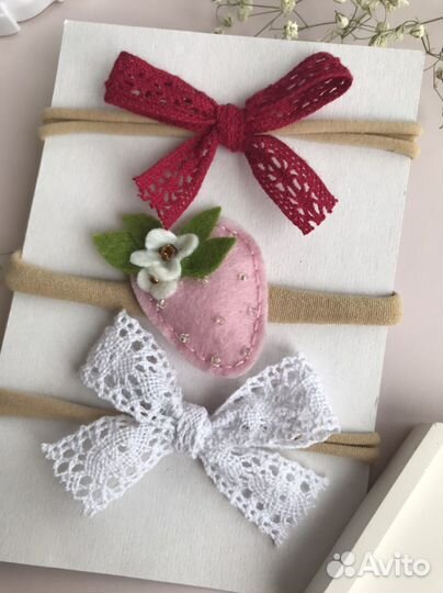 Бантики повязка для девочки