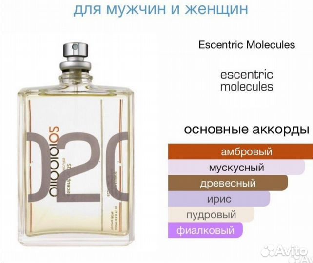 Escentric Molecules 02 парфюм молекула духи