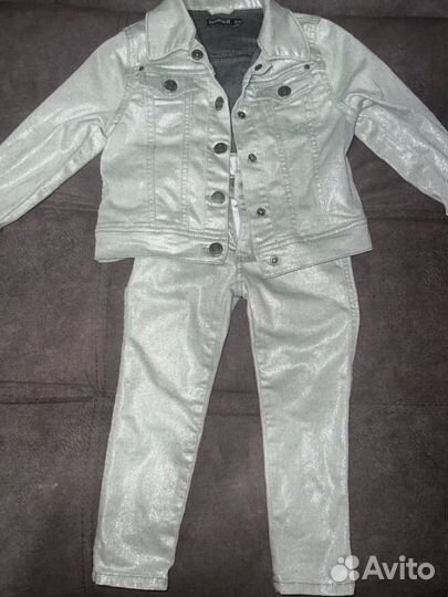 Костюм (джинсы,джинсовка) Crockid на девочку 98