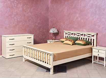 Кровать двуспальная Доминика 160х200 деревянная