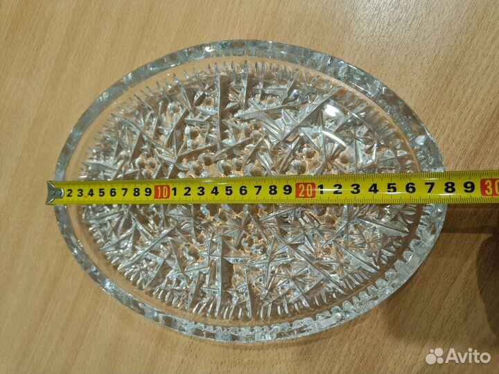 Блюдо хрустальное СССР