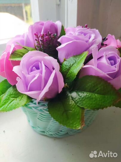 Букет цветов из мыла