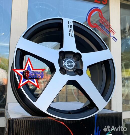 Диски Nissan R16 4x100 Black diam Matt