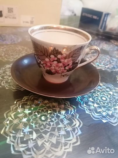 Чашка с блюдцем